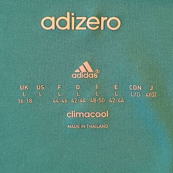 Adidas Womens Adizero Multicolor Athletic Cap Sleeve Top Large - Picture 3 of 12